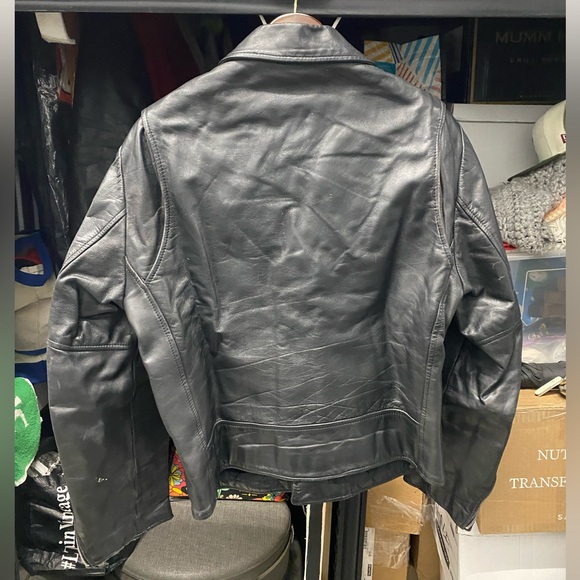 Vintage 70’s Berman’s NYC Leather Motorcycle Jacket - Picture 2 of 16